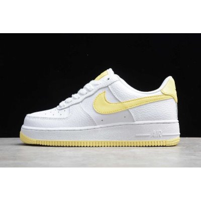 Nike Bayan Air Force 1 '07 Beyaz / Sarı Kaykay Ayakkabı Türkiye - DQ376294